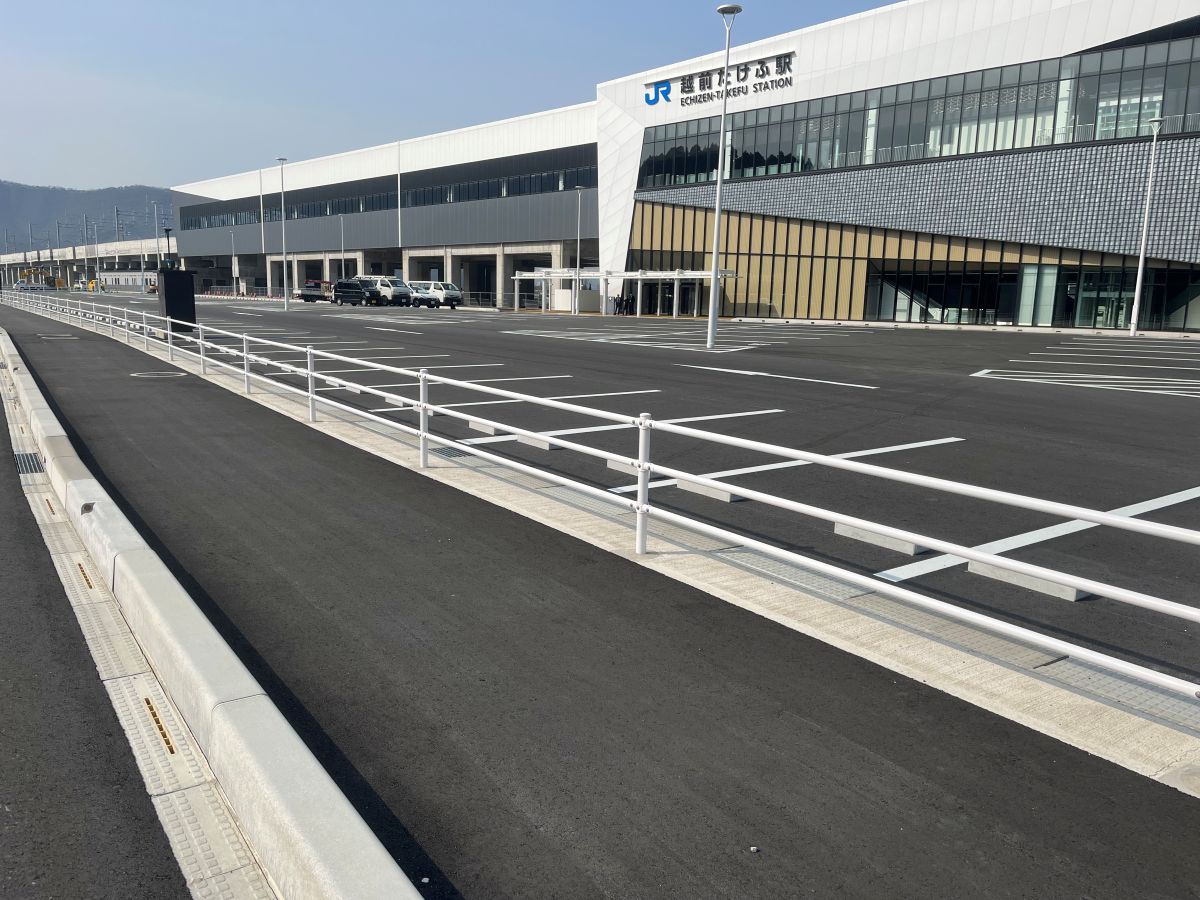 JR北陸新幹線越前たけふ駅前周辺整備工事