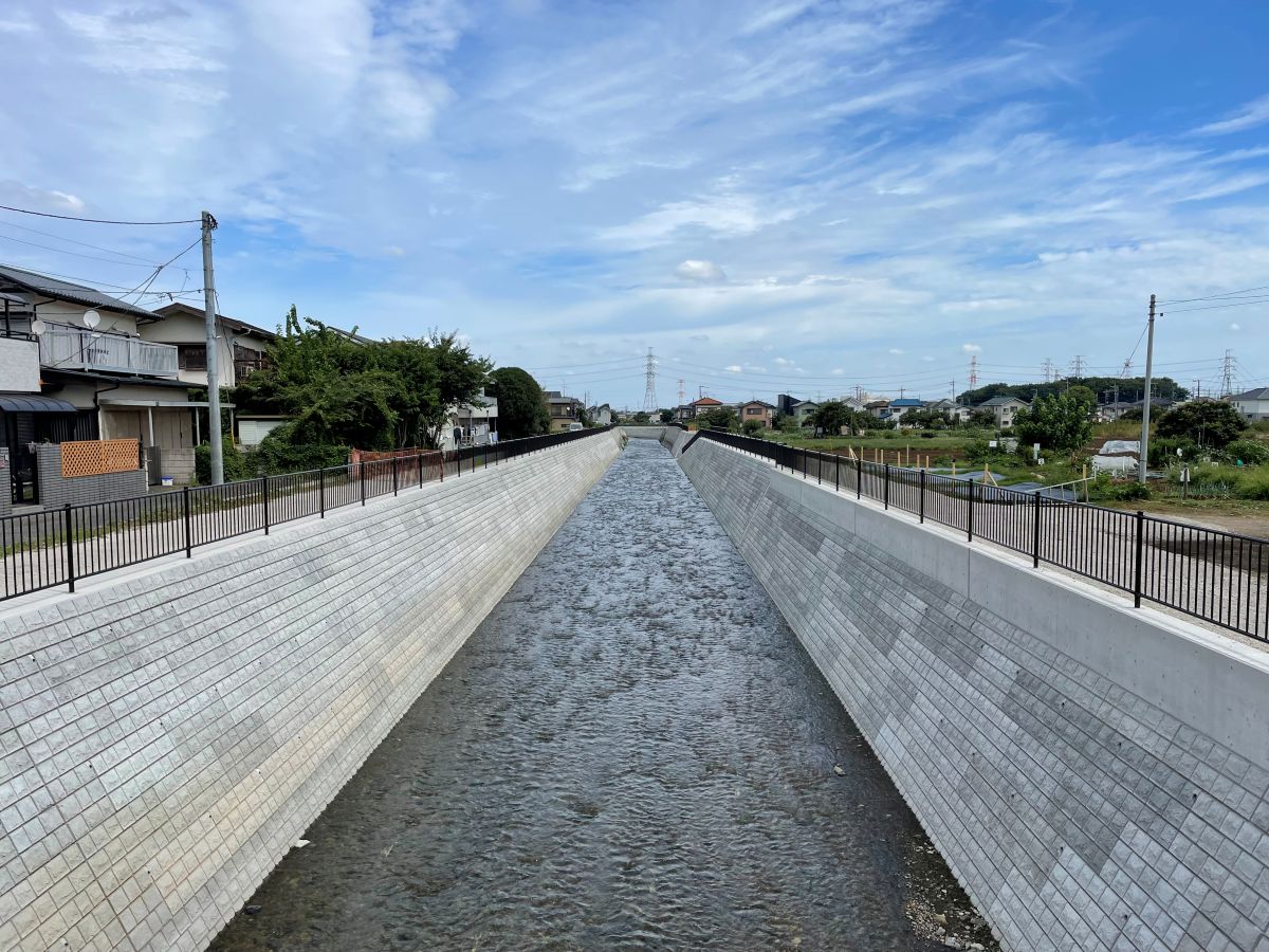 総選除)不老川緊急治水対策工事(護岸工1工区)