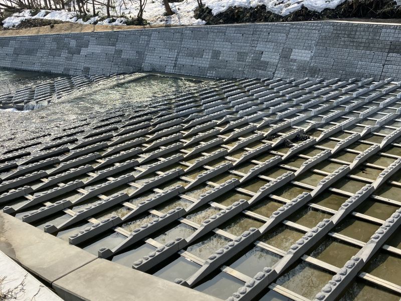 嘉沢魚道工事