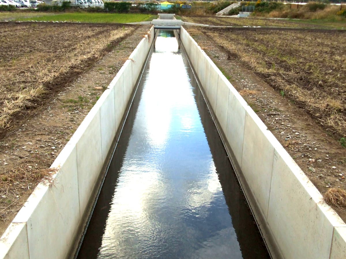 稚日野雨水幹線工事