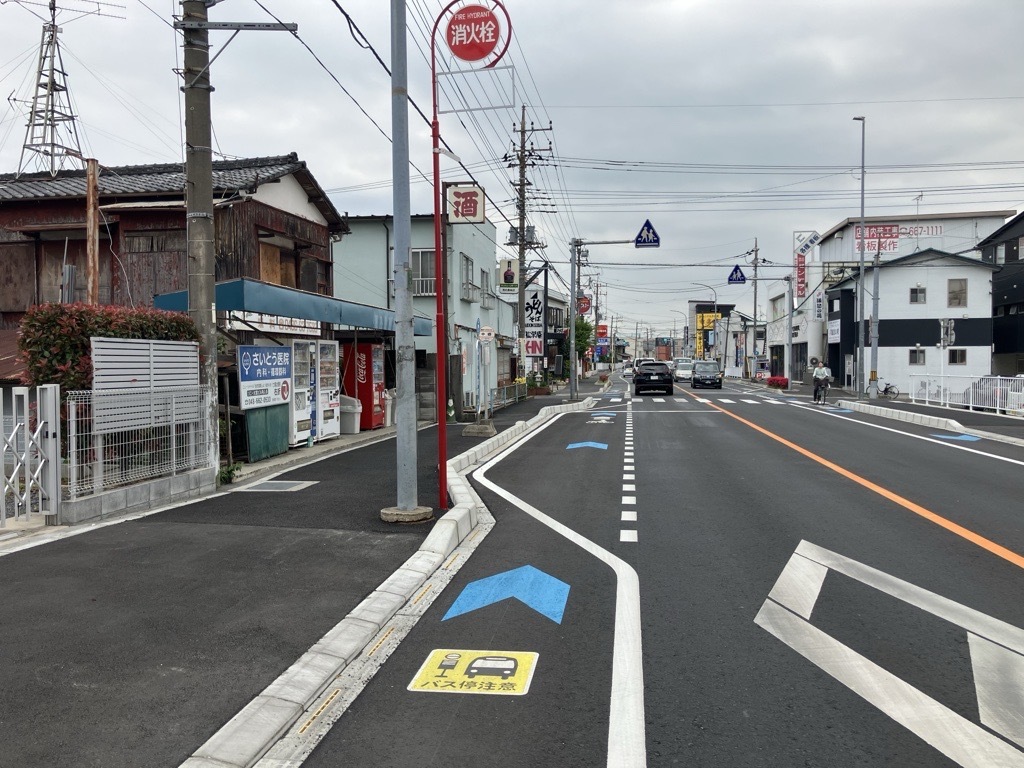 歩道整備工事(主要地方道川口上尾線・R5本郷町工区)