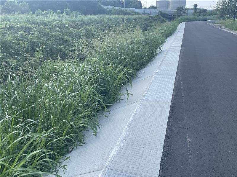 河川改修工事(九十九川天端舗装工その1)